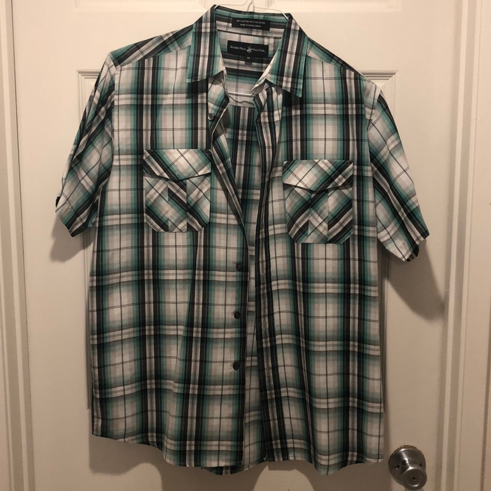 Polo club men’s button down shirt